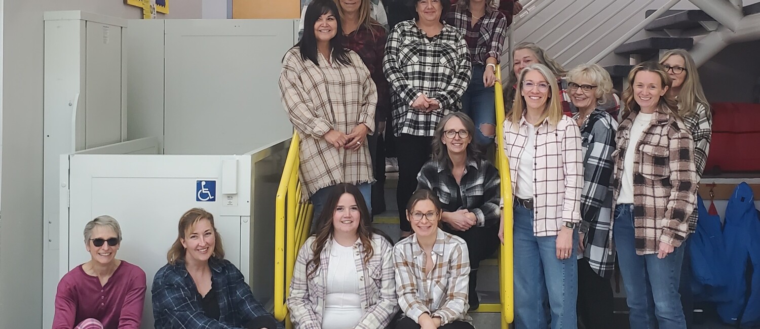 Did you notice almost all the staff wearing plaid on Nov 20?